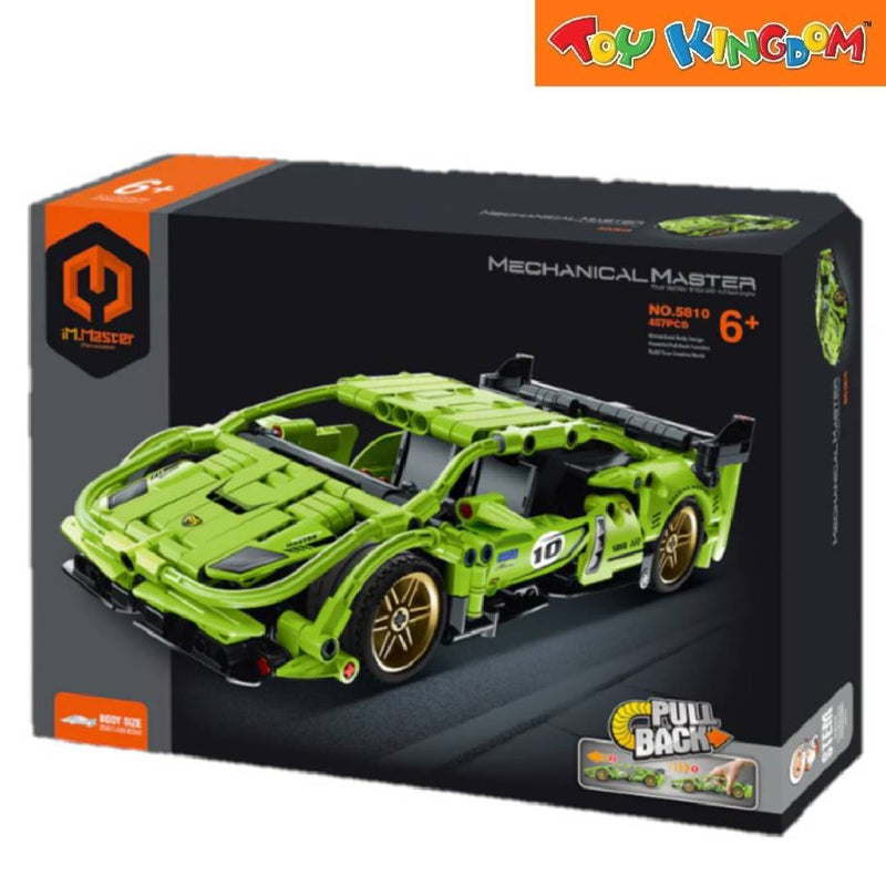 IM.Master Pull Back Supercar Green 457pcs Building Blocks