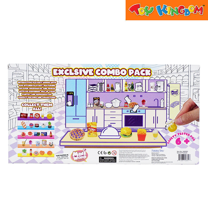 Mini World Explore And Create With Mini Foods And Tiny Treasures 60pcs Collectibles