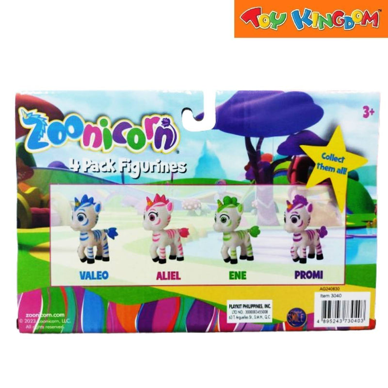 Zoonicorn Unicorn 4 Packs Action Figures