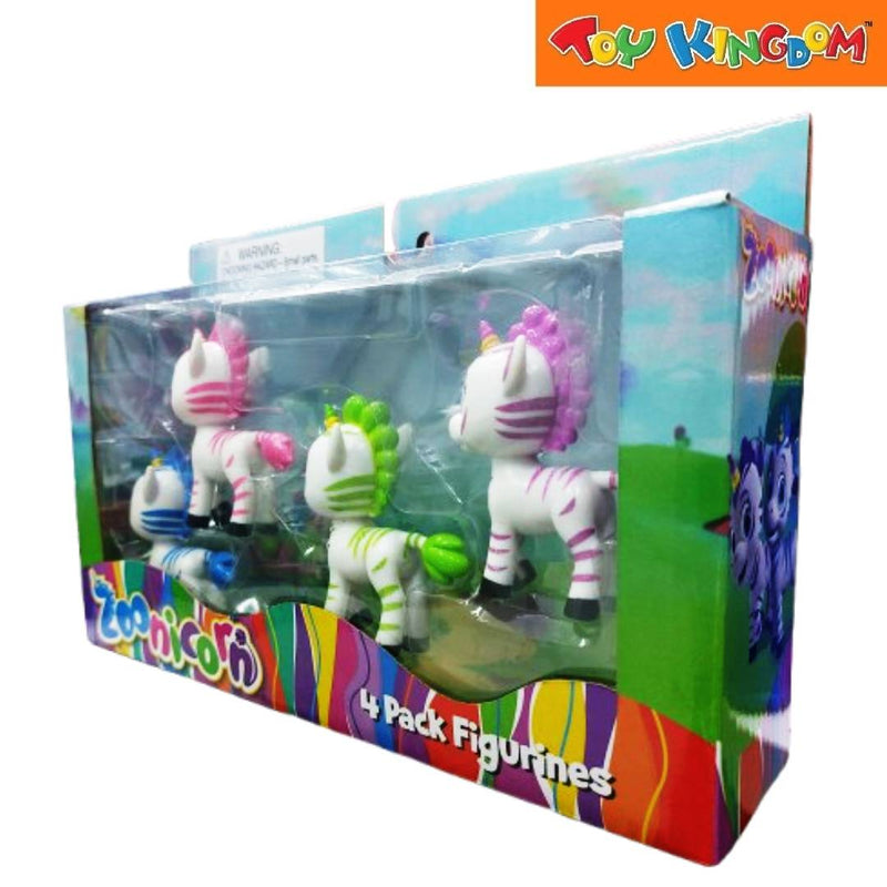 Zoonicorn Unicorn 4 Packs Action Figures