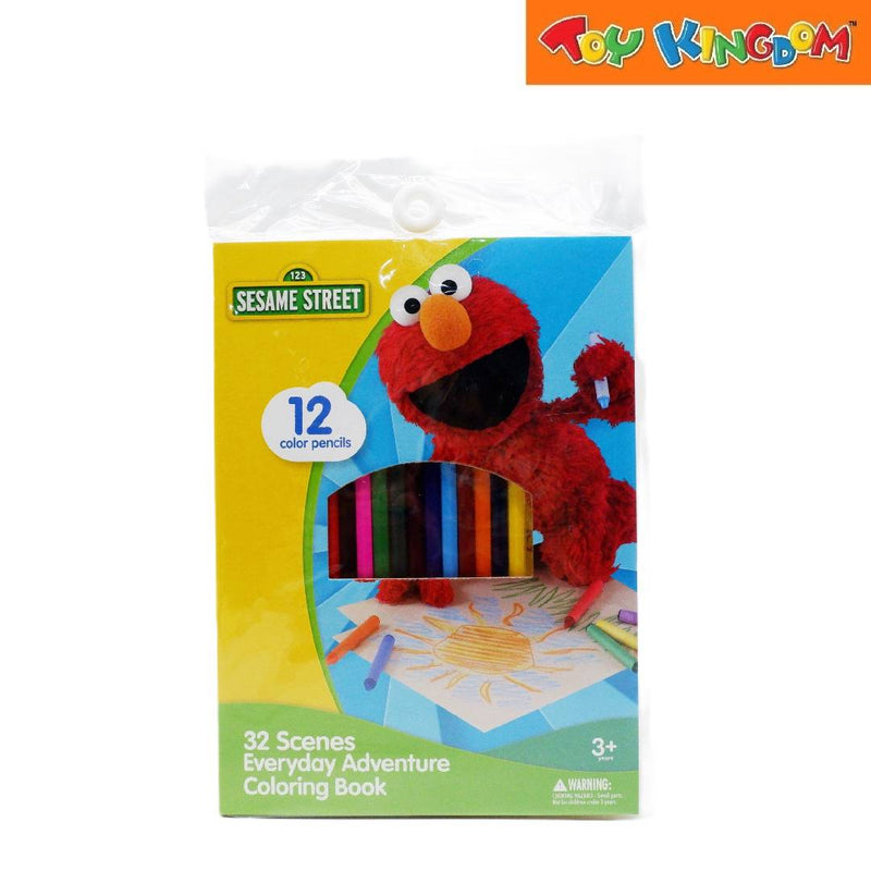 Sesame Street 32 Scenes Everyday Adventure Coloring Book