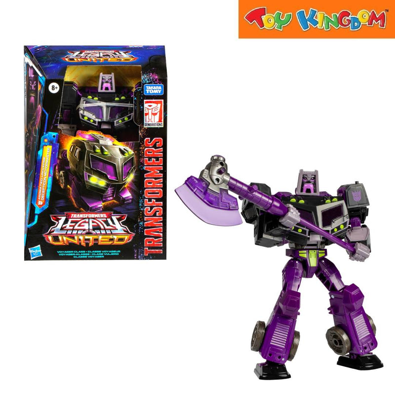 Transformers Gen Legacy United Voyager Class Animated Universe Decepticon Motormaster Action Figure