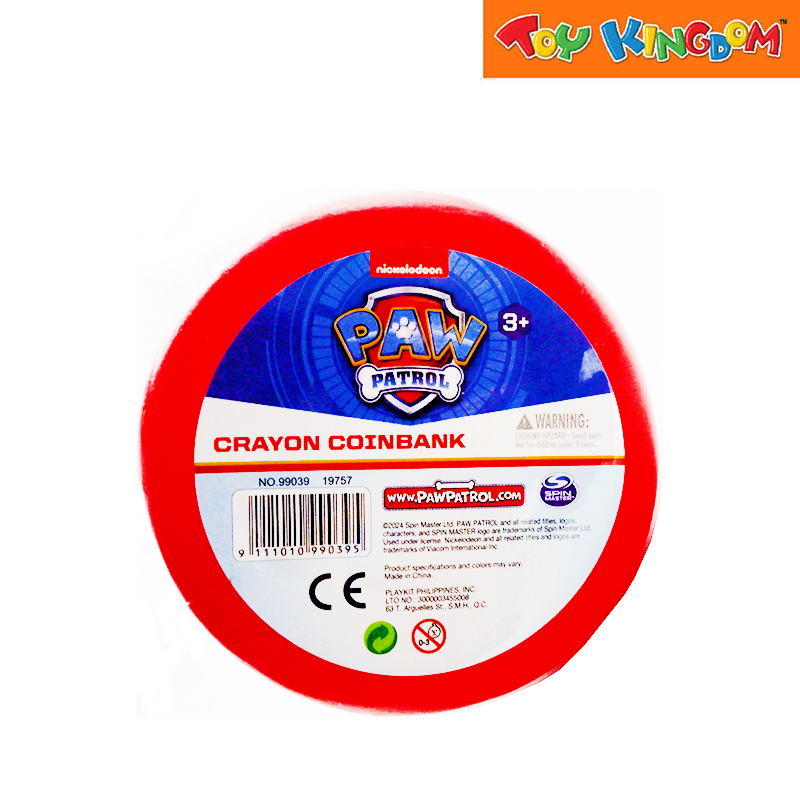 Paw Patrol Red Crayon Coinbank