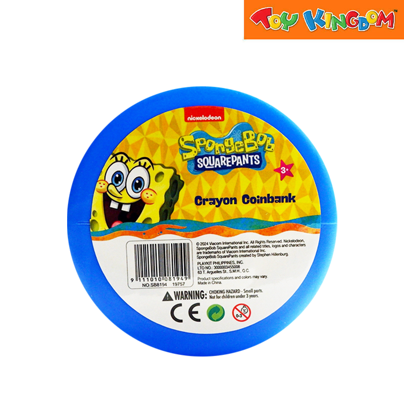 SpongeBob SquarePants Blue Crayon Coinbank