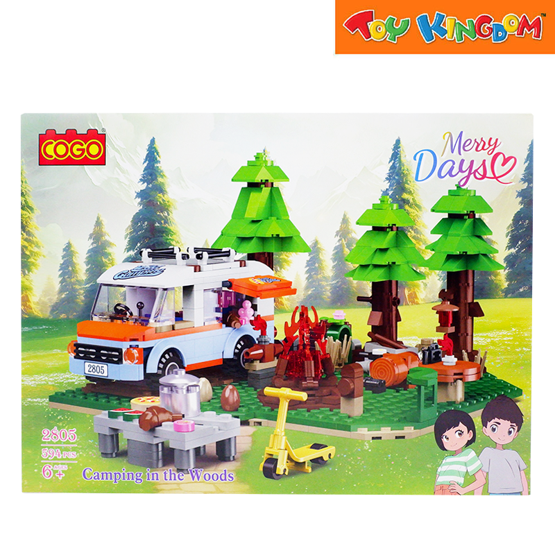 Cogo 2805 Merry Days Camping In The Woods 594pcs Blocks