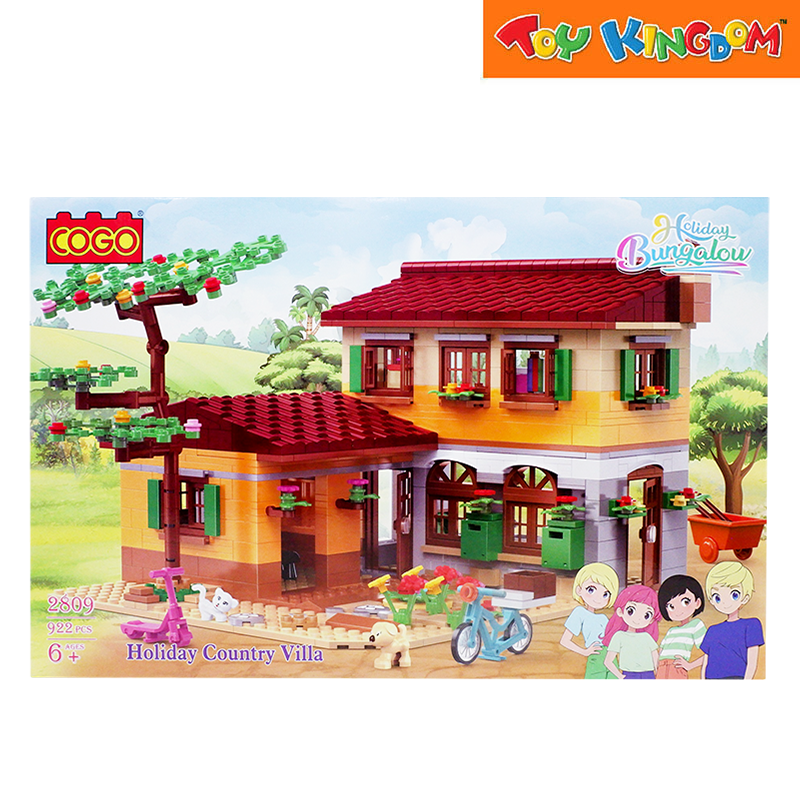 Cogo 2809 Holiday Bungalow Country Villa 922pcs Blocks