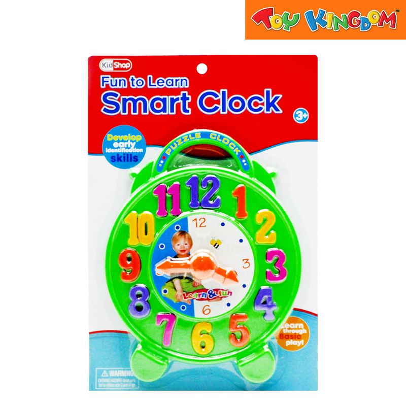 KidShop Fun To Learn Green Puzzle Smart Clock