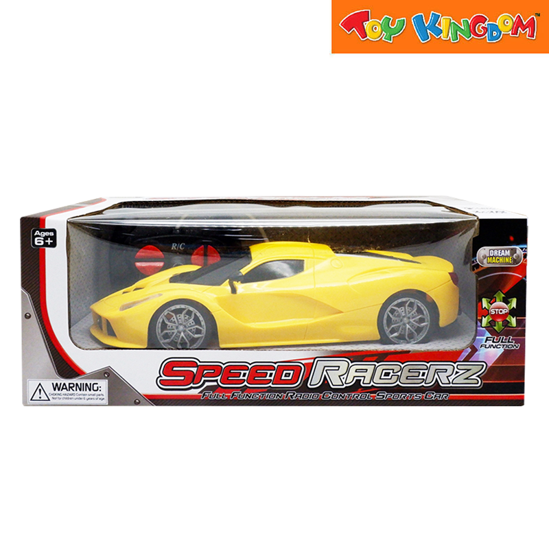 Dream Machine 1:16 RC Speed Racerz Yellow Die-cast