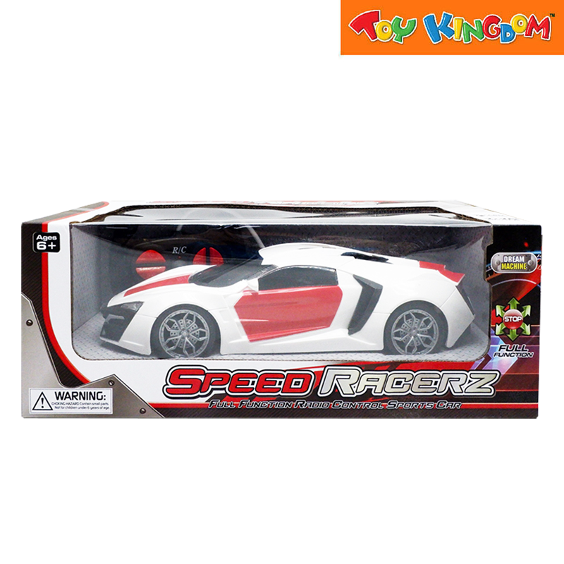 Dream Machine 1:16 RC Speed Racerz White Die-cast