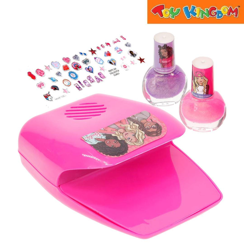 Barbie Nail Sticker And Nail Dryer Playset