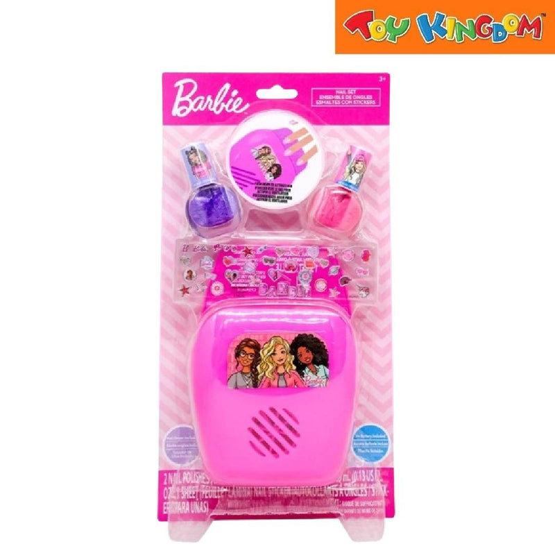 Barbie Nail Sticker And Nail Dryer Playset