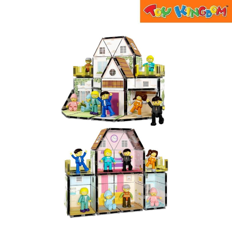 Picasso Tiles 65pcs Family Homestead With Indoor/Outdoor Theme