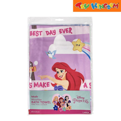 Totsafe Disney Princess More Than A Rainbow Large Microfiber Bath Towel