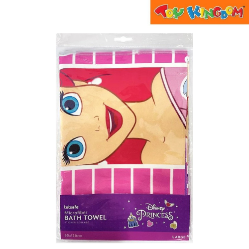 Totsafe Disney Princess Sticker Collage Large Microfiber Bath Towel