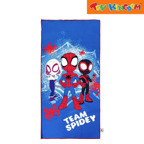 Totsafe Marvel Spidey And His Amazing Friends Large Microfiber Bath Towel