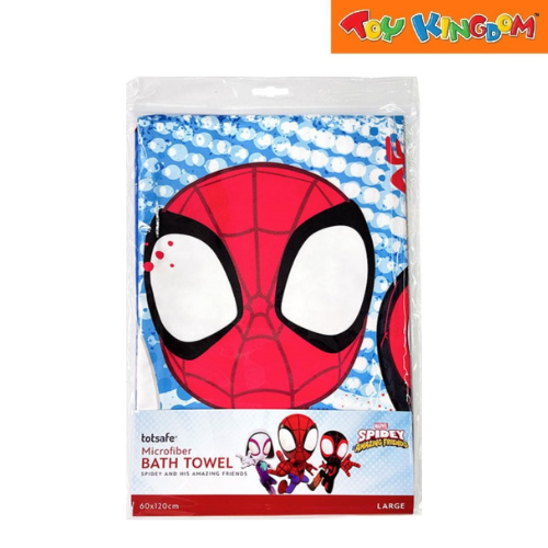 Totsafe Marvel Spidey And His Amazing Friends Large Microfiber Bath Towel