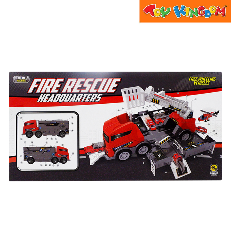 Dream Machine Fire Rescue Headquarters 2in1 Playset