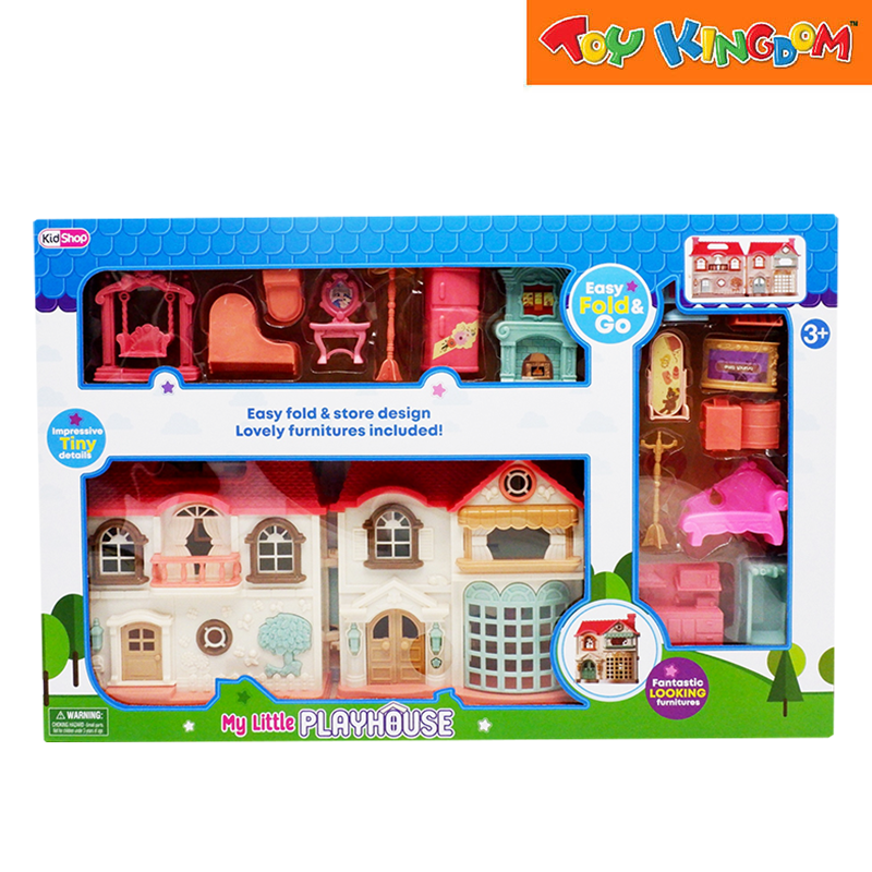 KidShop 13809 Easy Fold & Go My Little Playhouse Playset