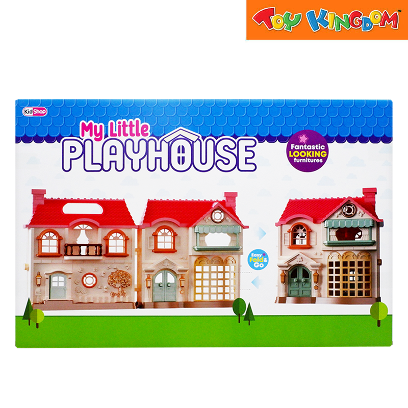 KidShop 13809 Easy Fold & Go My Little Playhouse Playset