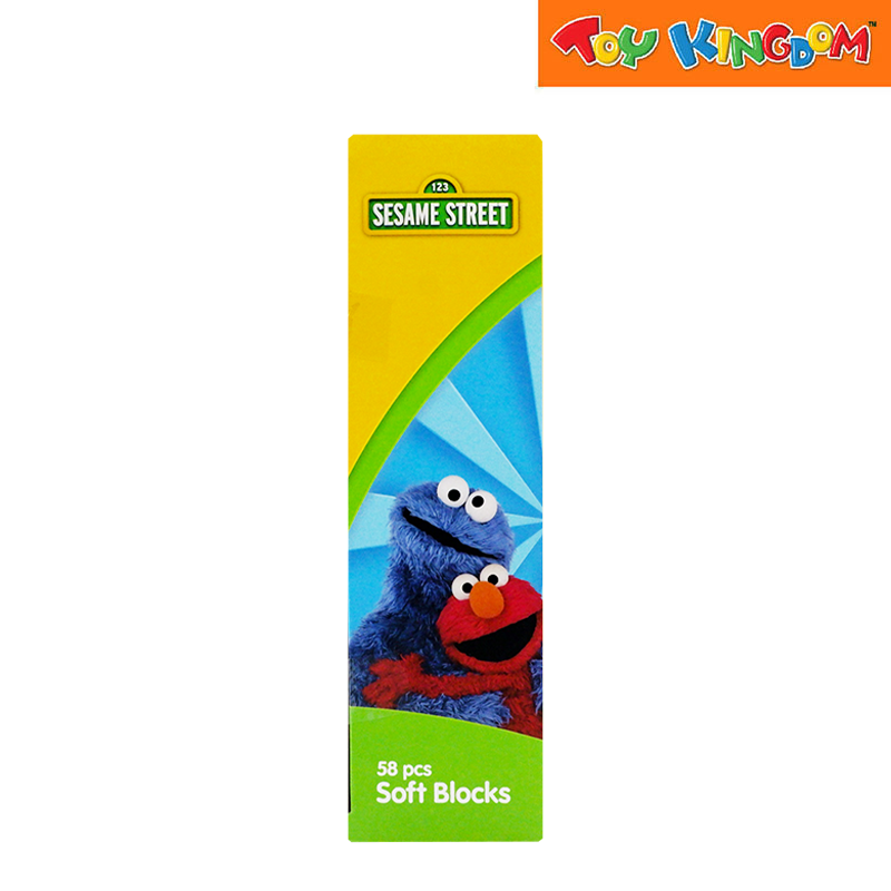 Sesame Street 58pcs Soft Blocks