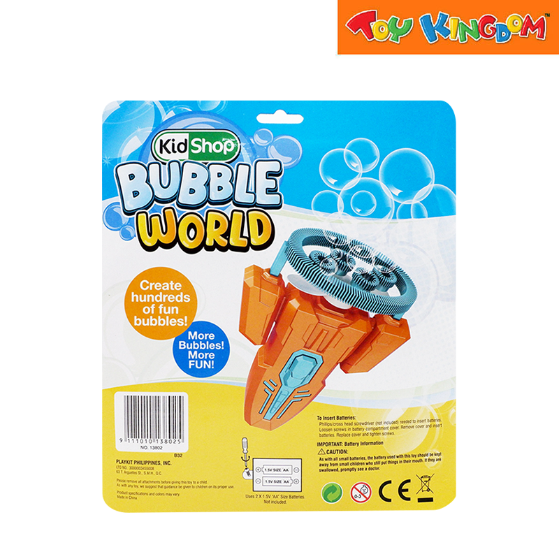 KidShop Bubble World Blower Water Blaster