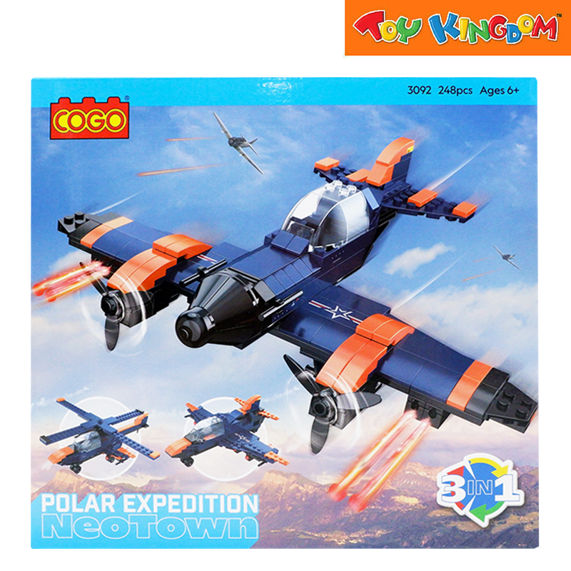 Cogo Neo Town Polar Expedition 248pcs 3in1 Blocks