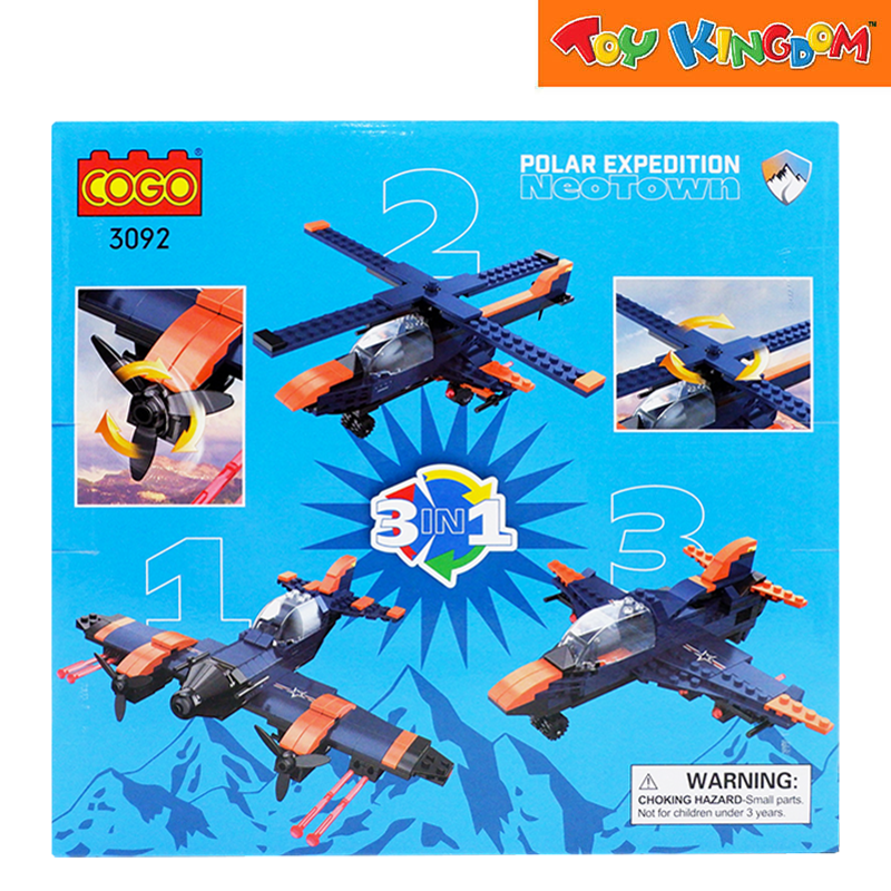 Cogo Neo Town Polar Expedition 248pcs 3in1 Blocks