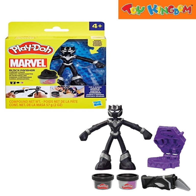 Play-Doh Marvel Cutting Claws Black Panther Playset