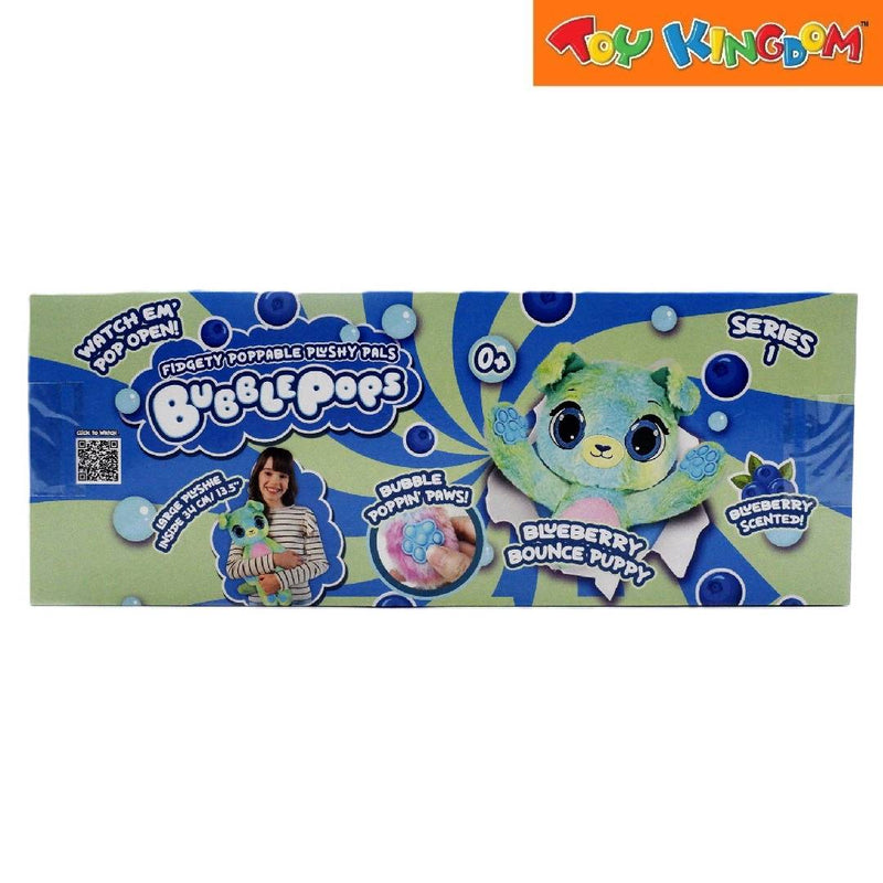 Bubble Pops Series 1 Blueberry Bounce Puppy Fidgety Poppable Plushy Pals