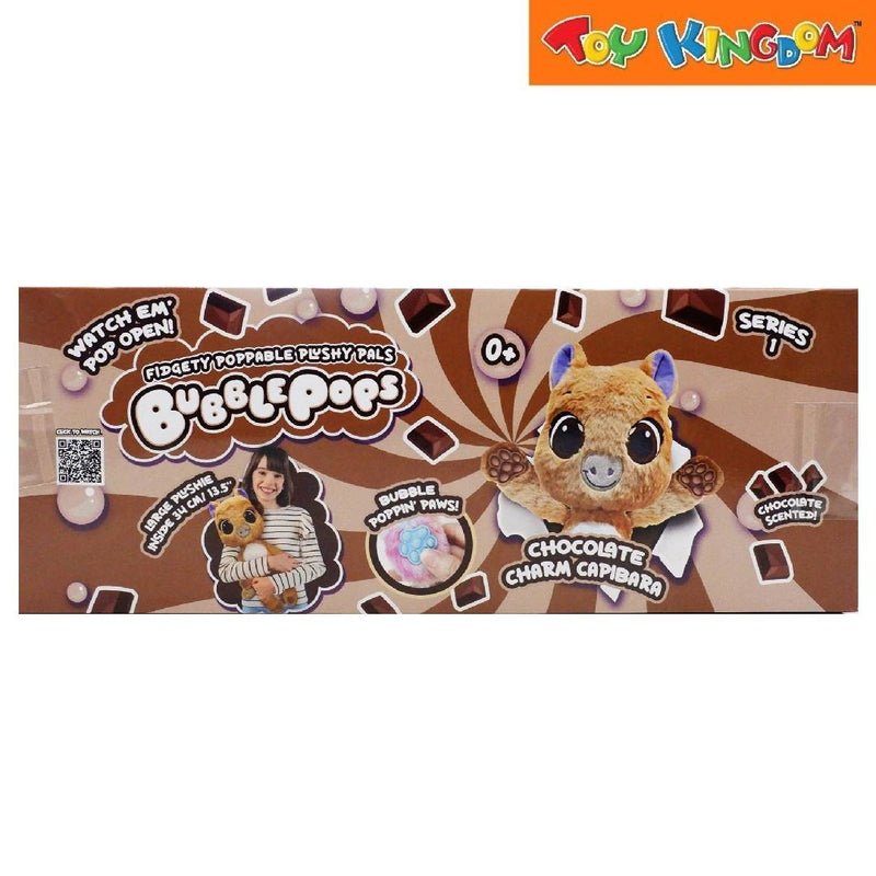 Bubble Pops Series 1 Chocolate Charm Capibara Fidgety Poppable Plushy Pals