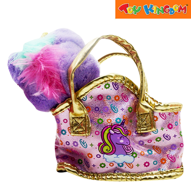 CuteKins Unicorn Purple Mini Pet & Carrier