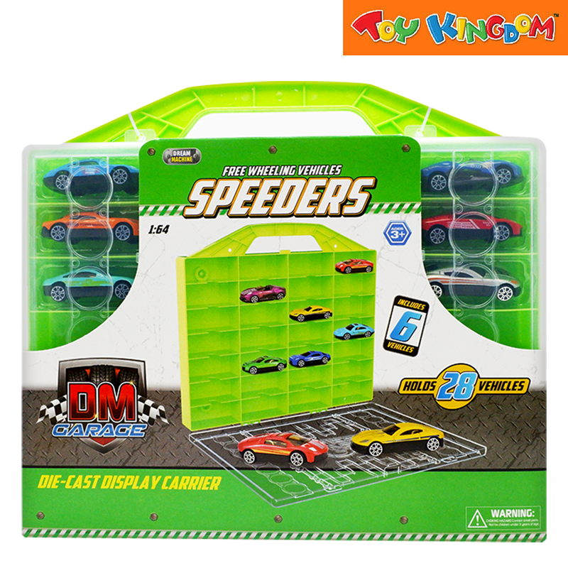 Dream Machine F/W Speeders Garage Green Die-cast Display Carrier