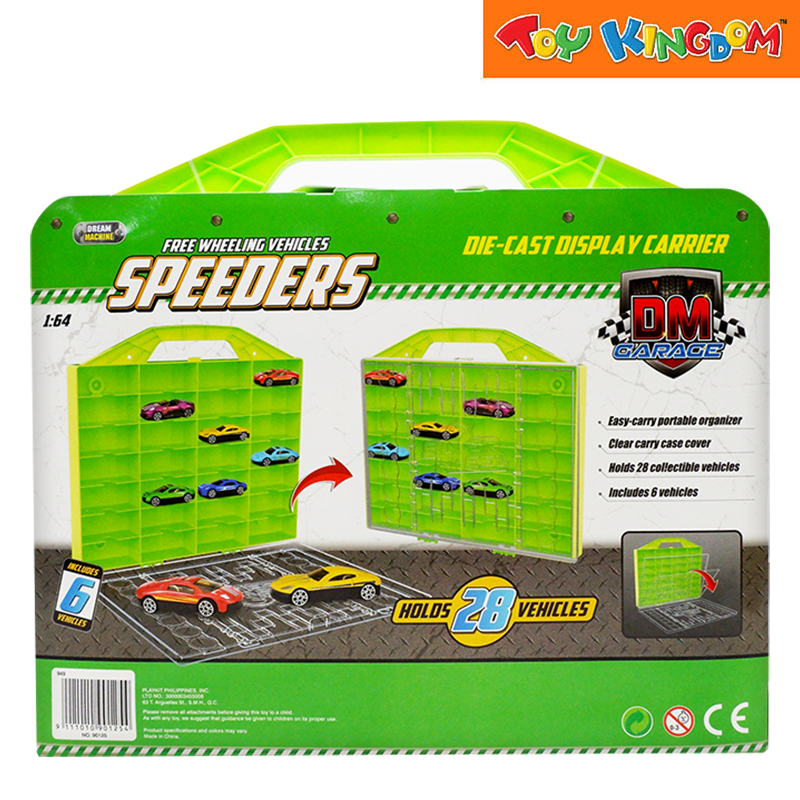 Dream Machine F/W Speeders Garage Green Die-cast Display Carrier