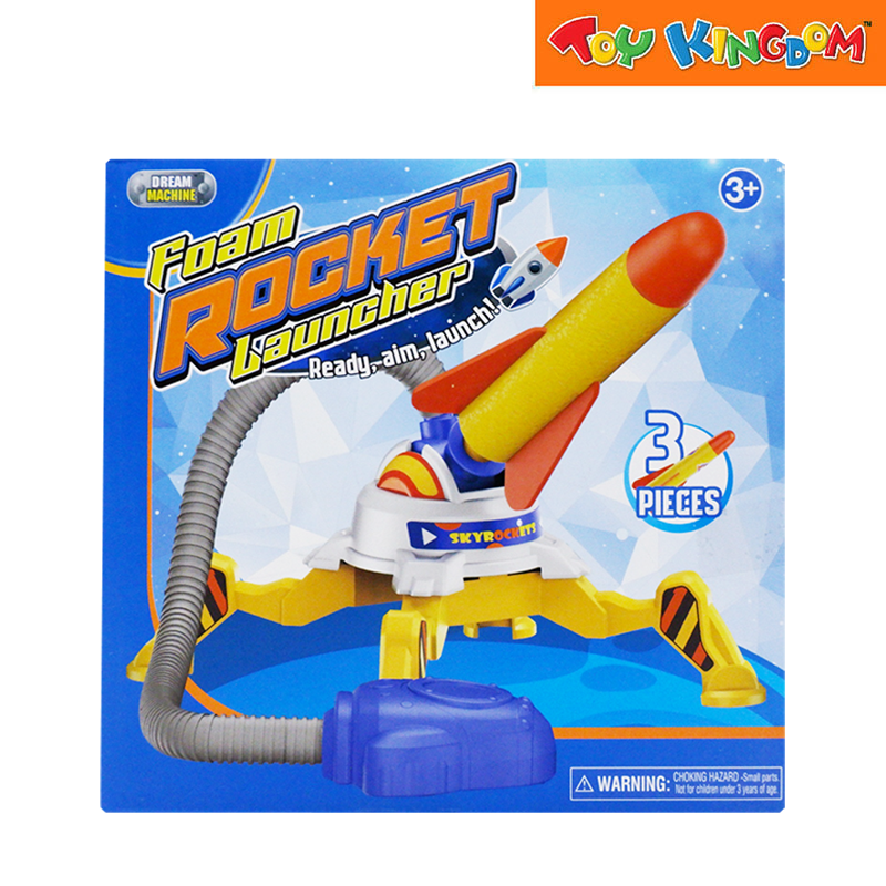 Dream Machine Foam Rocket Launcher 3pcs Playset