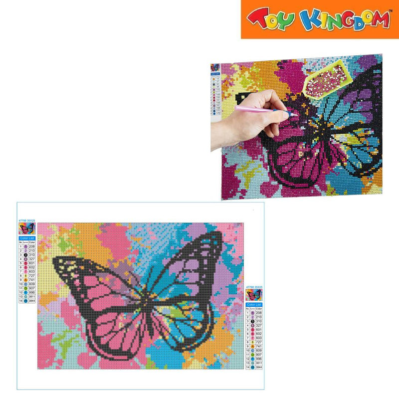 Craze Toys Diamondz Crystal Painting Butterfly Picture Set