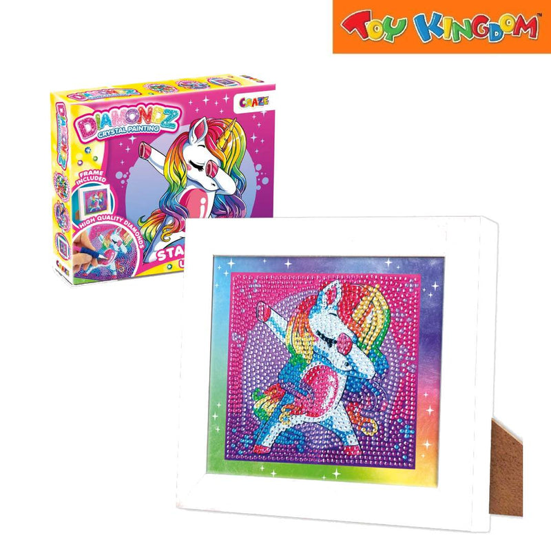 Craze Toys Diamondz Crystal Painting Unicorn Starter Set