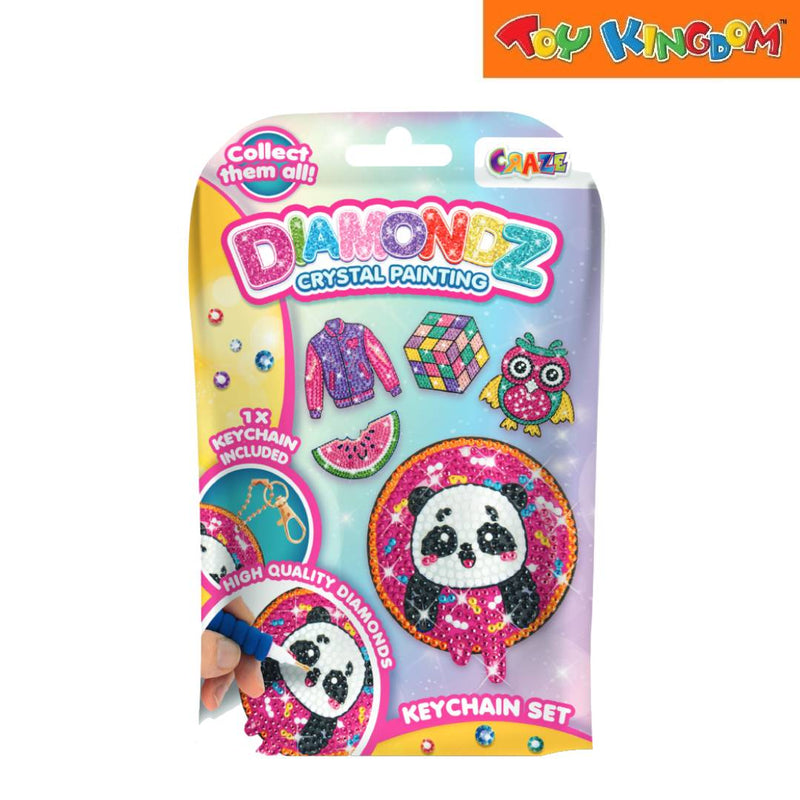 Craze Toys Diamondz Crystal Painting Keychain Set