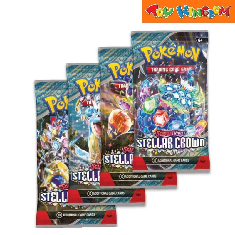 Pokemon SV7 Stellar Crown Booster 4 Sets Trading Card Game