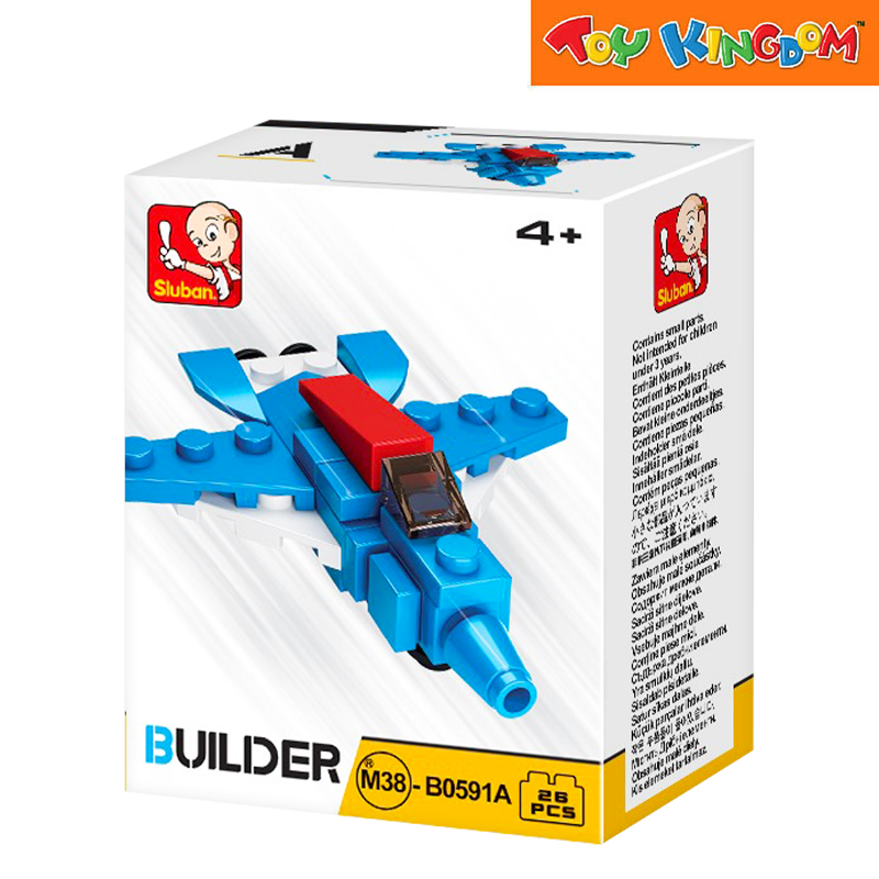 Sluban M38 B0591A Builder Fighter Jet Blocks