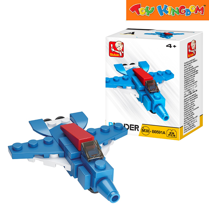 Sluban M38 B0591A Builder Fighter Jet Blocks