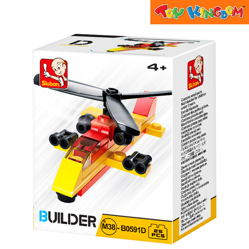 Sluban M38 B0591D Builder Helicopter Blocks