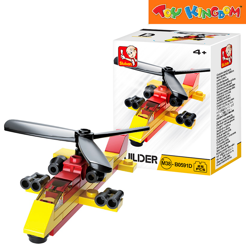 Sluban M38 B0591D Builder Helicopter Blocks