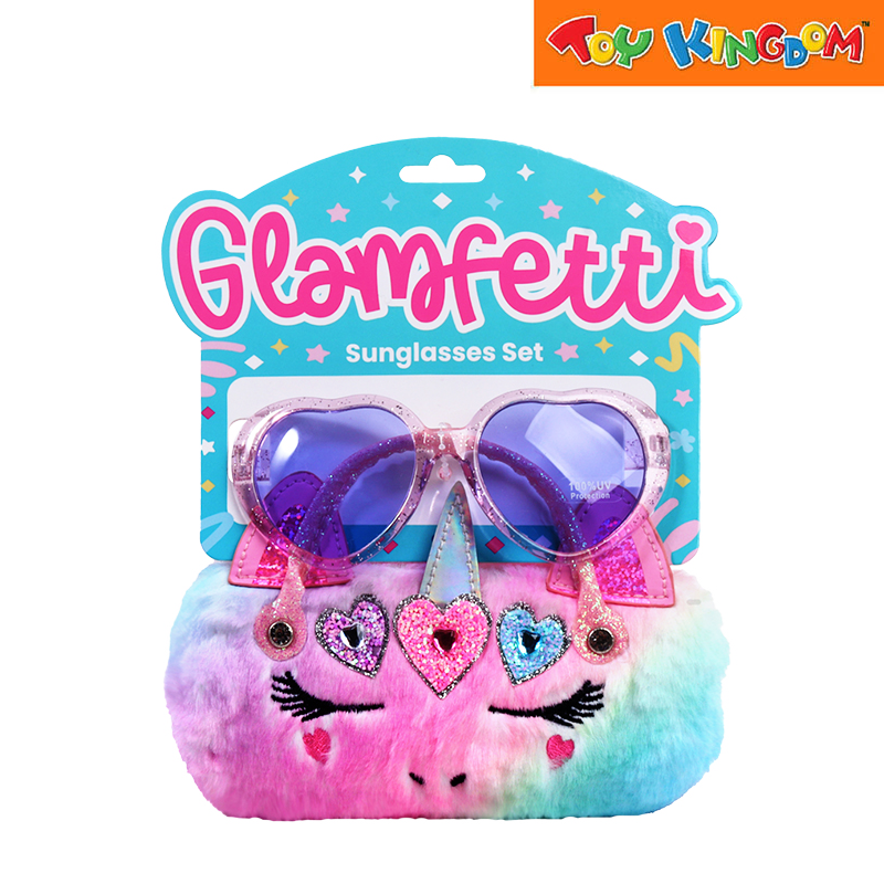 Glamfetti Heart Unicorn Sunglasses Set