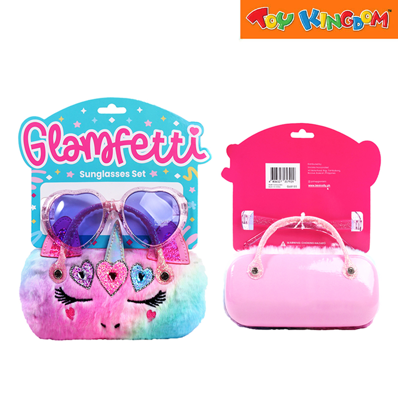 Glamfetti Heart Unicorn Sunglasses Set