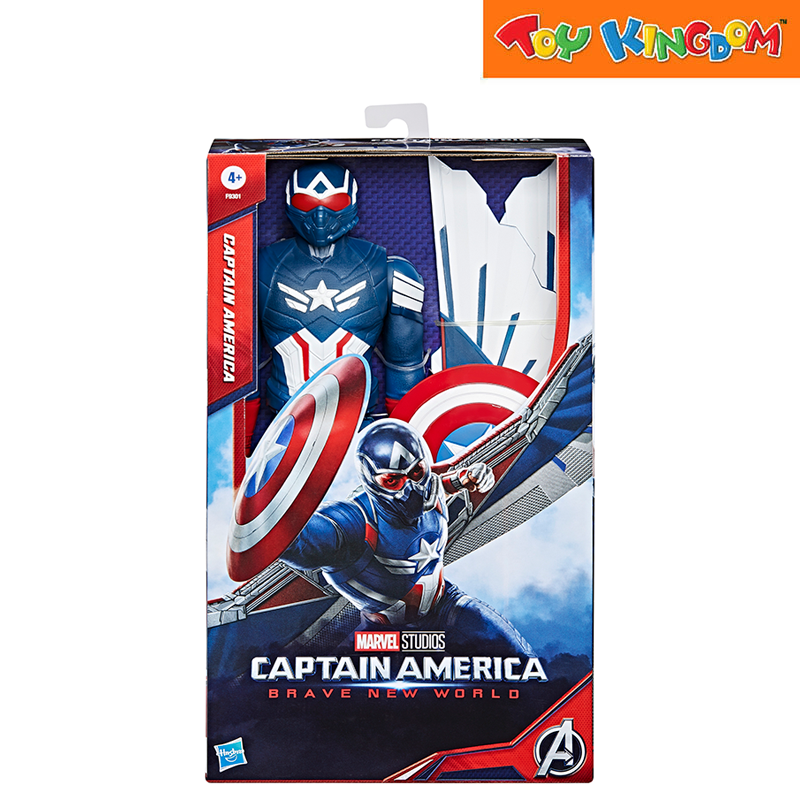 Marvel Avengers Titan Hero Series BNW Captain America With Wings Action Figure