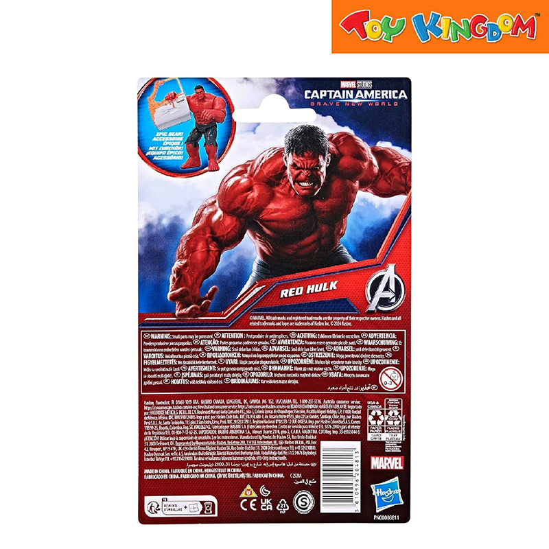 Marvel Avengers BNW Red Hulk Epic Gear Playset