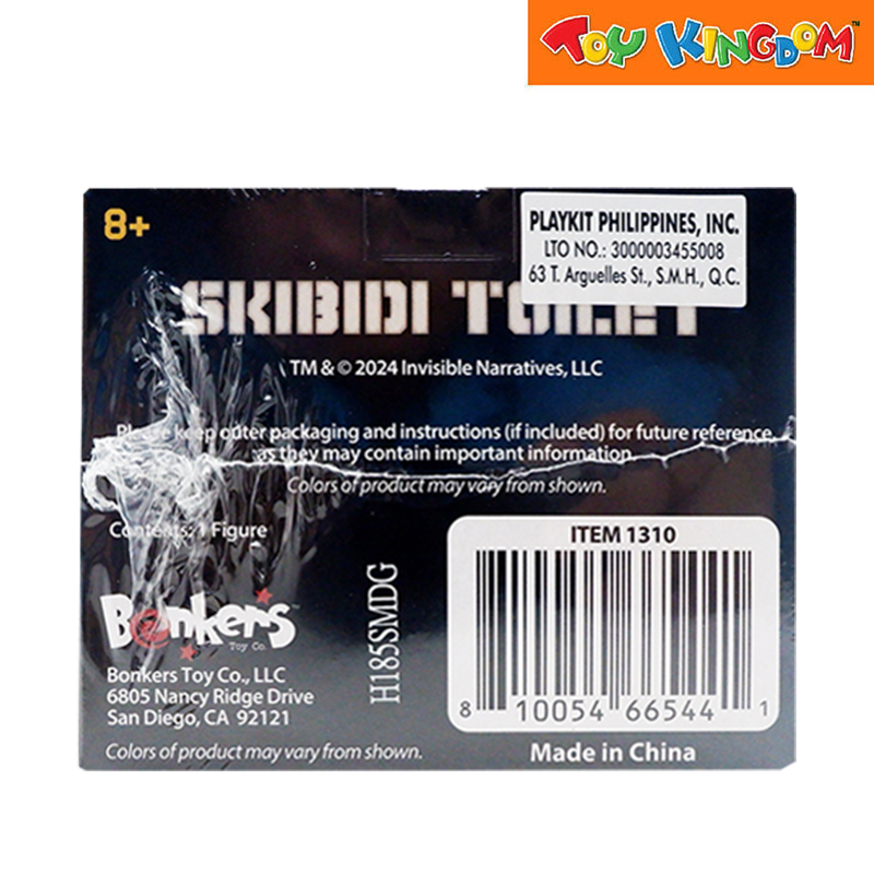 Bonkers Series 1 Skibidi Toilet Mystery Collector Figure