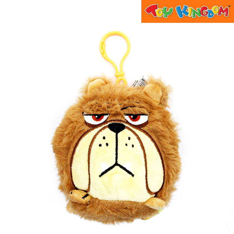 Hangry Petz Charlie Bulldog Keychain Plush