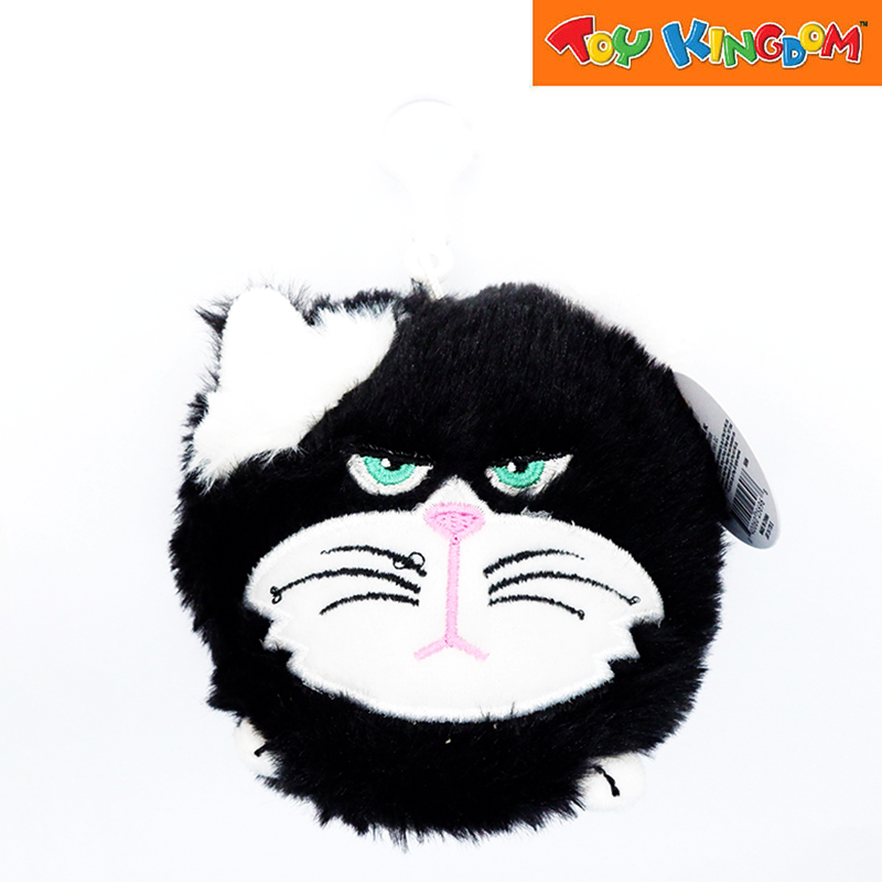 Hangry Petz Bella Black Cat Keychain Plush