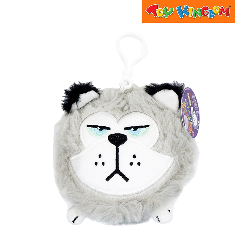 Hangry Petz Cooper Husky Keychain Plush